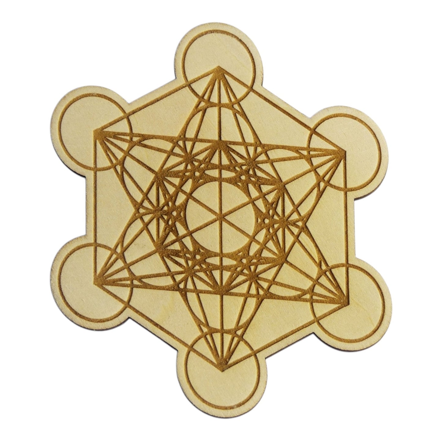 Métatron gravé plaque de rechargement fleur de vie , ésotérisme , symbole sacrés, bien être lithothérapie fabrication francaise et artisanale en gravure et découpe laser