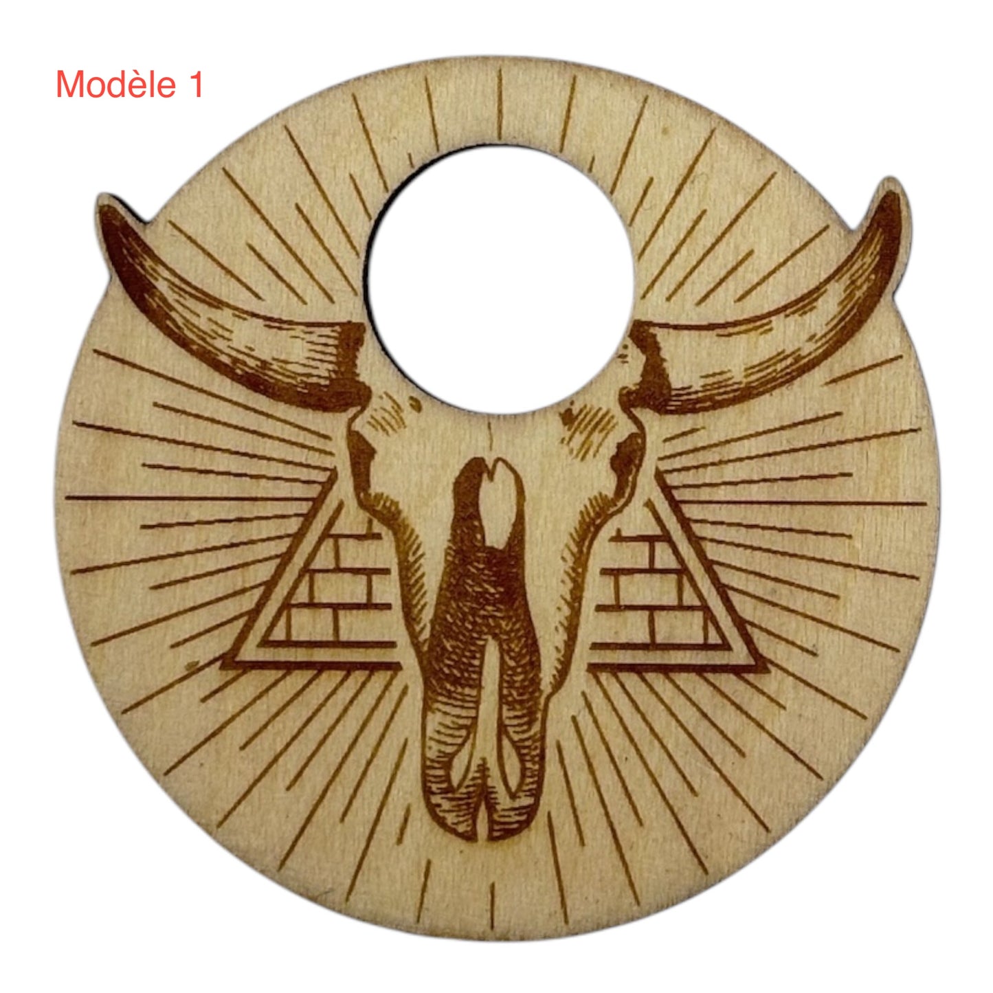 Support à pierre en bois crâne , grossiste en lithothérapie et ésotérisme fabrication française et artisananle , inspiration bien-être et zen