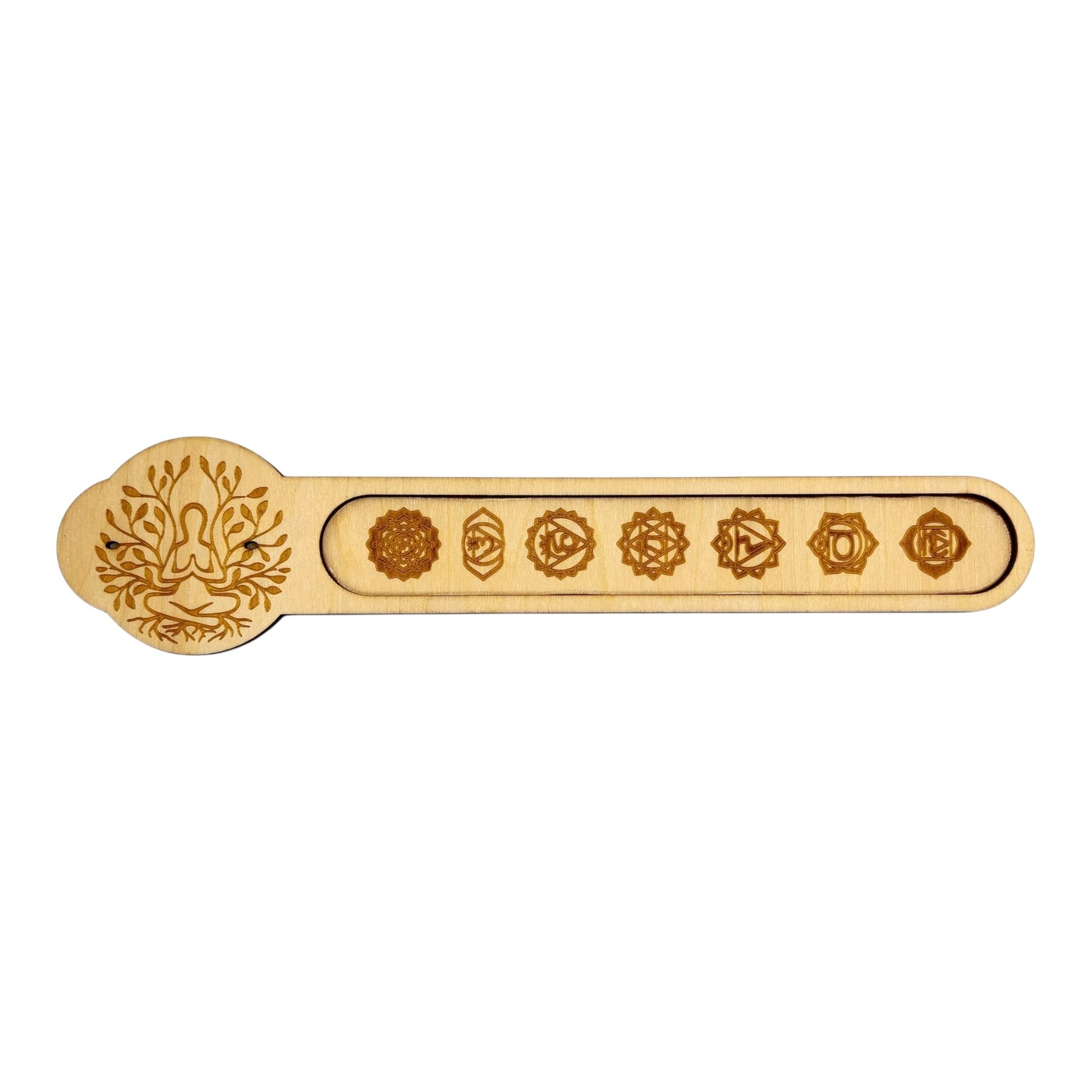 Porte encens en bois , grossiste et professionnel lithothérapie , bien etre et esotérisme fabrication francaise et artisanale 
